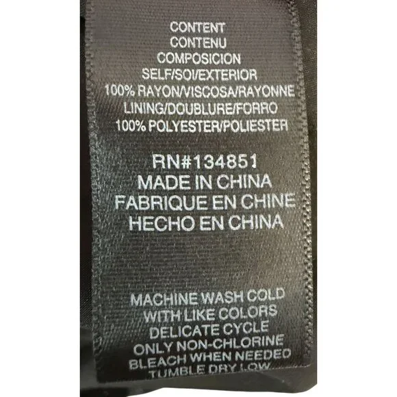 WAYF Floral Maxi Dress Front Tie Cutout Short Sleeves Multicolor Size M - Picture 6 of 6